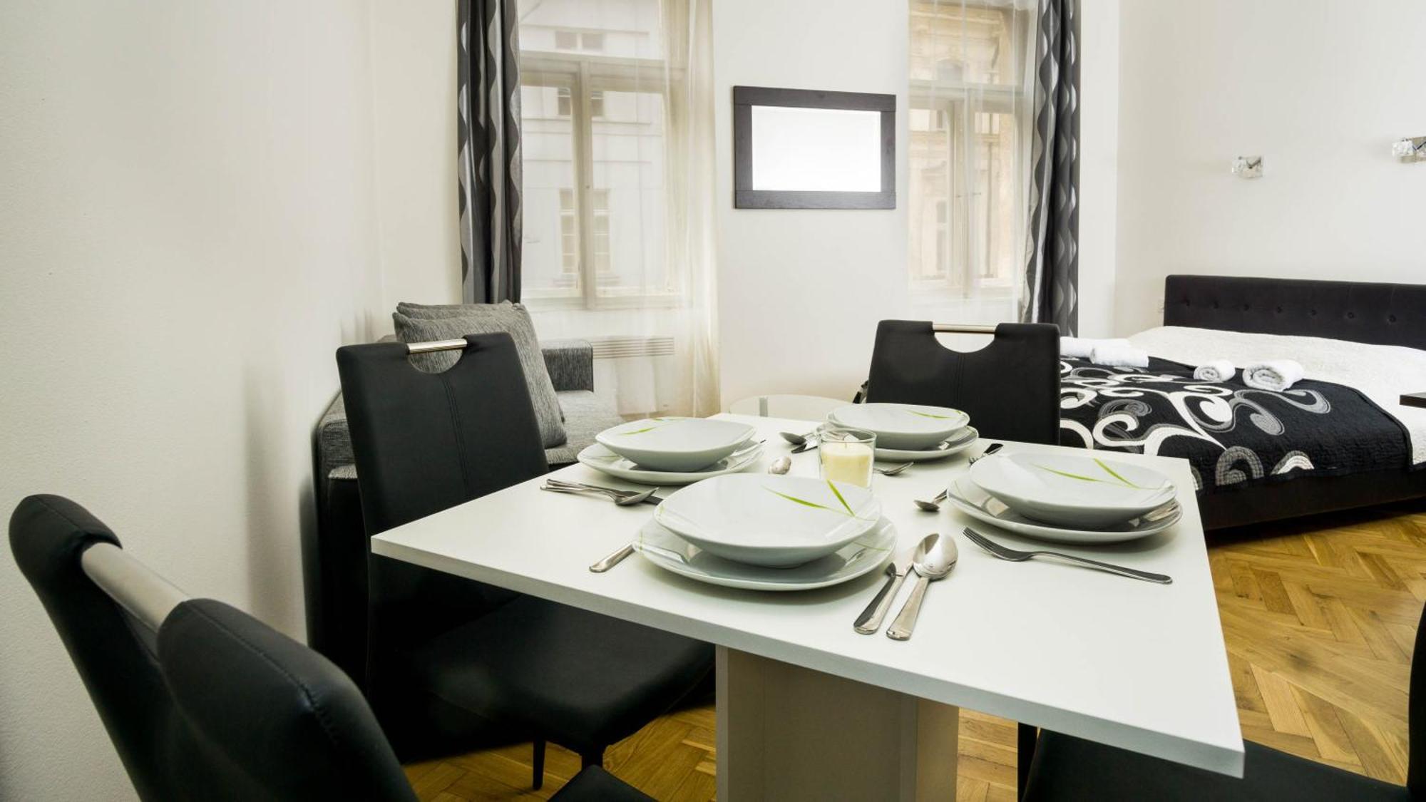 Black&White Apartment Krakovská Praga Cameră foto
