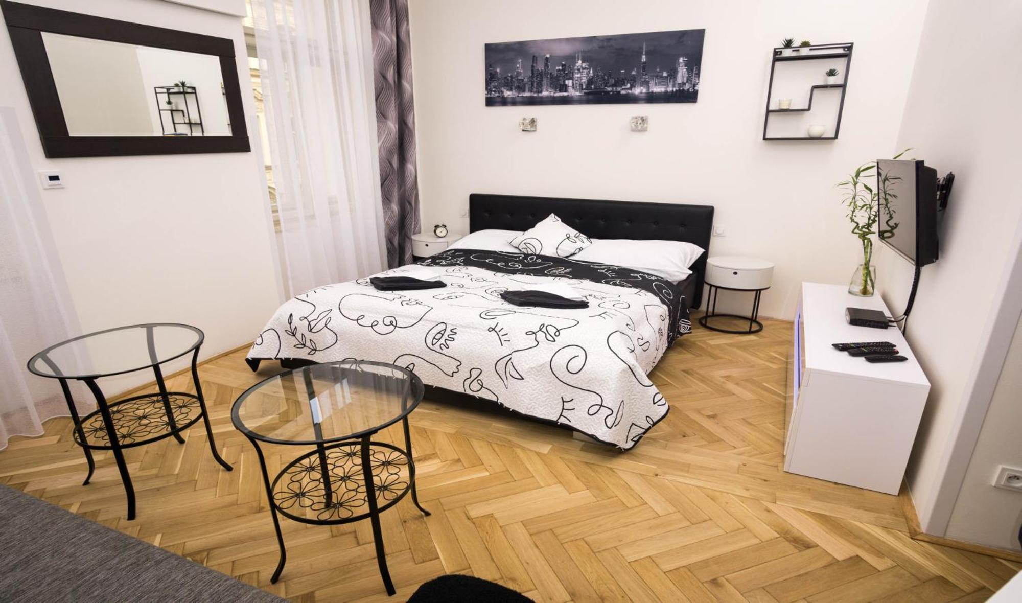Black&White Apartment Krakovská Praga Exterior foto