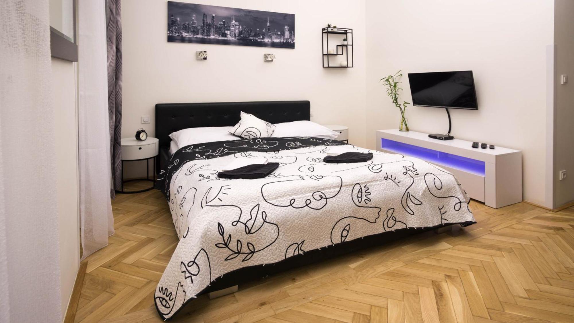 Black&White Apartment Krakovská Praga Cameră foto