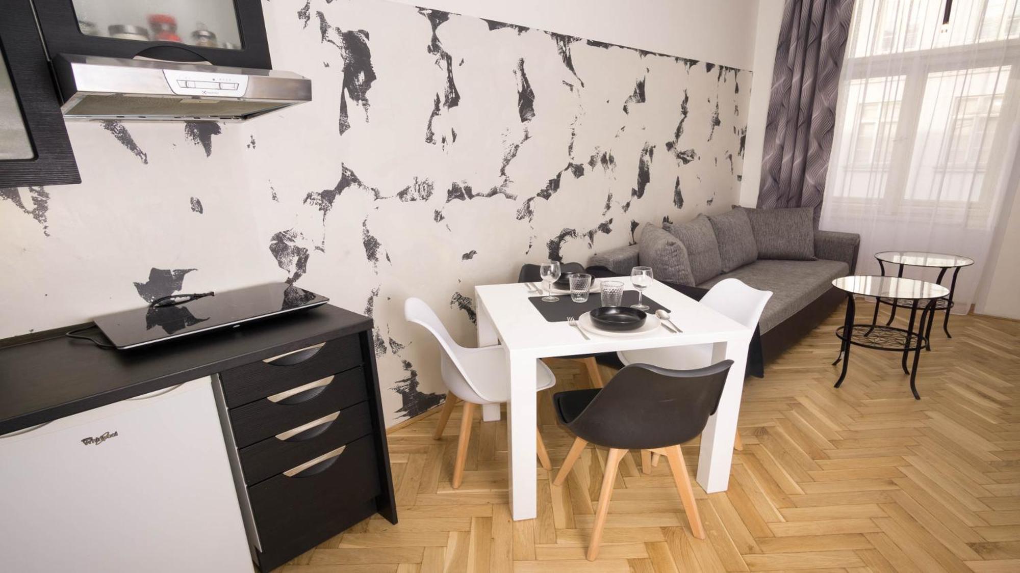 Black&White Apartment Krakovská Praga Cameră foto