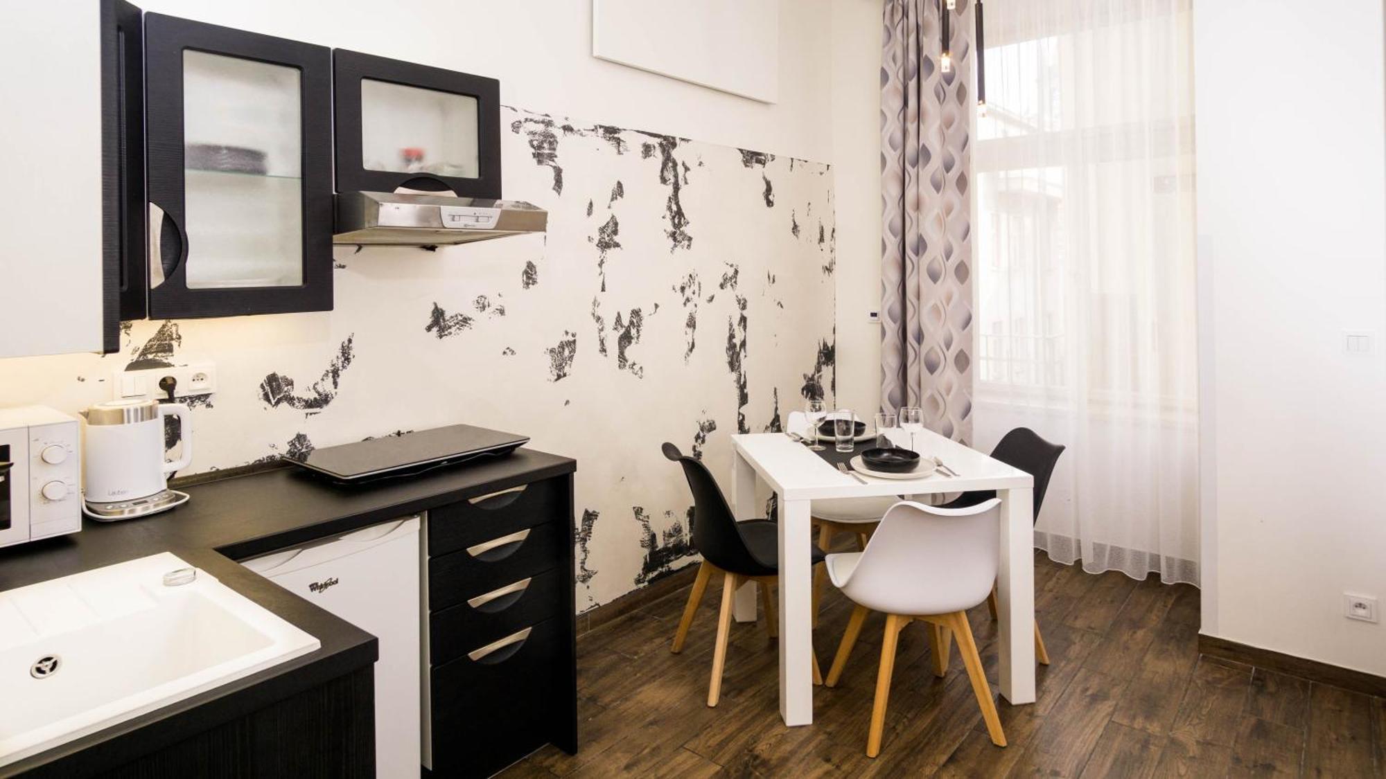 Black&White Apartment Krakovská Praga Exterior foto